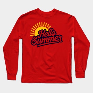 Hello Summer Sunshine Long Sleeve T-Shirt